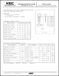 datasheet for KTC3195 by Korea Electronics Co., Ltd.