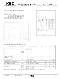 datasheet for KTC3198L by Korea Electronics Co., Ltd.