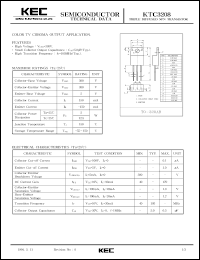 datasheet for KTC3208 by Korea Electronics Co., Ltd.