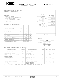 datasheet for KTC3875 by Korea Electronics Co., Ltd.