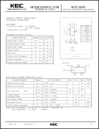 datasheet for KTC3876 by Korea Electronics Co., Ltd.