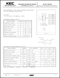 datasheet for KTC3878 by Korea Electronics Co., Ltd.