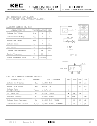 datasheet for KTC3882 by Korea Electronics Co., Ltd.