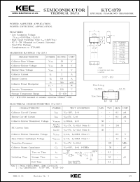 datasheet for KTC4379 by Korea Electronics Co., Ltd.