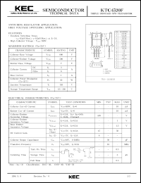 datasheet for KTC4520F by Korea Electronics Co., Ltd.