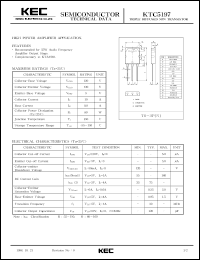 datasheet for KTC5197 by Korea Electronics Co., Ltd.