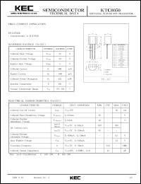 datasheet for KTC8050 by Korea Electronics Co., Ltd.