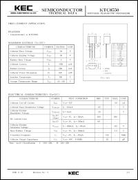 datasheet for KTC8550 by Korea Electronics Co., Ltd.