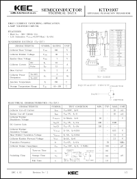 datasheet for KTD1937 by Korea Electronics Co., Ltd.
