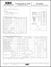 datasheet for KTD2058 by Korea Electronics Co., Ltd.