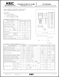 datasheet for KTD2066 by Korea Electronics Co., Ltd.