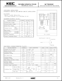 datasheet for KTD2092 by Korea Electronics Co., Ltd.