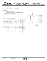 datasheet for KTN2369 by Korea Electronics Co., Ltd.
