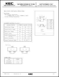 datasheet for KTN2369U by Korea Electronics Co., Ltd.