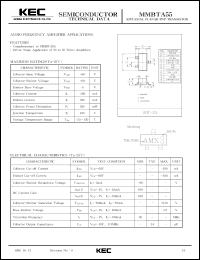 datasheet for MMBTA55 by Korea Electronics Co., Ltd.