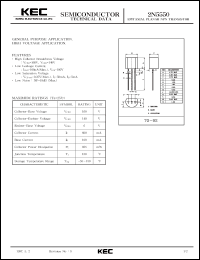 datasheet for 2N5550 by Korea Electronics Co., Ltd.