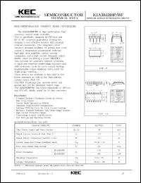 datasheet for KIA3842BF by Korea Electronics Co., Ltd.