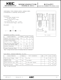 datasheet for B15A45VI by Korea Electronics Co., Ltd.