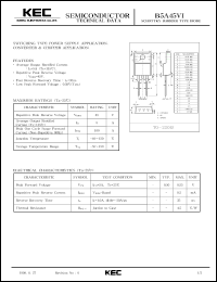 datasheet for B5A45VI by Korea Electronics Co., Ltd.