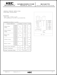 datasheet for BC548 by Korea Electronics Co., Ltd.