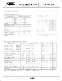 datasheet for BC559 by Korea Electronics Co., Ltd.
