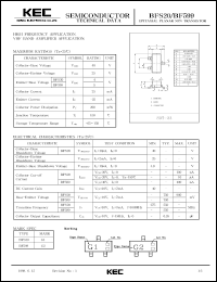 datasheet for BF599 by Korea Electronics Co., Ltd.
