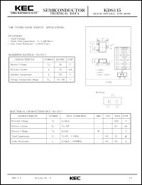 datasheet for KDS115 by Korea Electronics Co., Ltd.