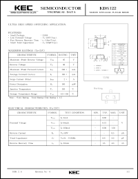 datasheet for KDS122 by Korea Electronics Co., Ltd.