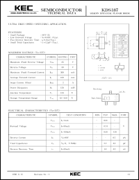datasheet for KDS187 by Korea Electronics Co., Ltd.