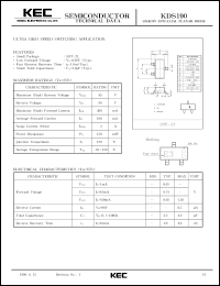 datasheet for KDS190 by Korea Electronics Co., Ltd.