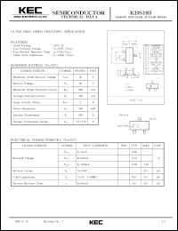 datasheet for KDS193 by Korea Electronics Co., Ltd.