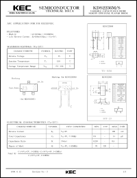 datasheet for KDS2236M by Korea Electronics Co., Ltd.