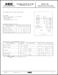 datasheet for KDV149A by Korea Electronics Co., Ltd.