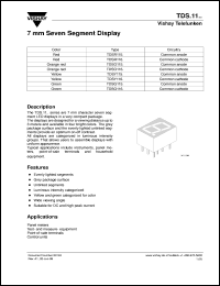 datasheet for TDSG1150 by Vishay Telefunken
