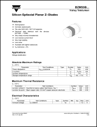 datasheet for BZM55B5V1 by Vishay Telefunken