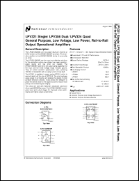 datasheet for LPV321M5 by 