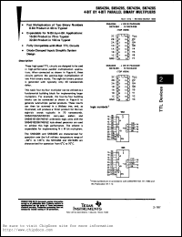 datasheet for SN54284J by Texas Instruments