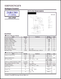 datasheet for 2SB1285 by Shindengen Electric Manufacturing Company Ltd.