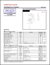 datasheet for 2SC4232 by Shindengen Electric Manufacturing Company Ltd.
