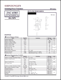 datasheet for 2SC4585 by Shindengen Electric Manufacturing Company Ltd.