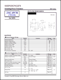 datasheet for 2SC4978 by Shindengen Electric Manufacturing Company Ltd.