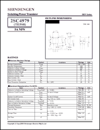 datasheet for 2SC4979 by Shindengen Electric Manufacturing Company Ltd.