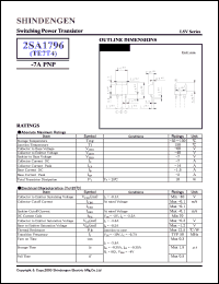 datasheet for 2SA1796 by Shindengen Electric Manufacturing Company Ltd.