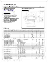 datasheet for MTD2001 by Shindengen Electric Manufacturing Company Ltd.
