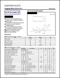 datasheet for MTD2003F by Shindengen Electric Manufacturing Company Ltd.
