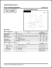 datasheet for MA1050 by Shindengen Electric Manufacturing Company Ltd.