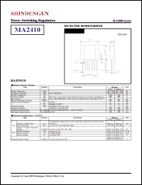 datasheet for MA2410 by Shindengen Electric Manufacturing Company Ltd.