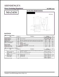 datasheet for MA2430 by Shindengen Electric Manufacturing Company Ltd.
