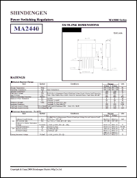 datasheet for MA2440 by Shindengen Electric Manufacturing Company Ltd.