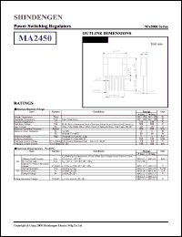 datasheet for MA2450 by Shindengen Electric Manufacturing Company Ltd.